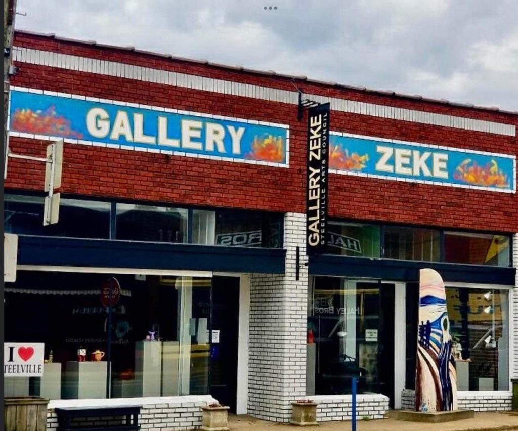 The Mission of Gallery Zeke is to introduce Contemporary Art Exhibits which Stimulate Awareness of Visual and Preforming Art Disciplines throughout our surrounding communities.